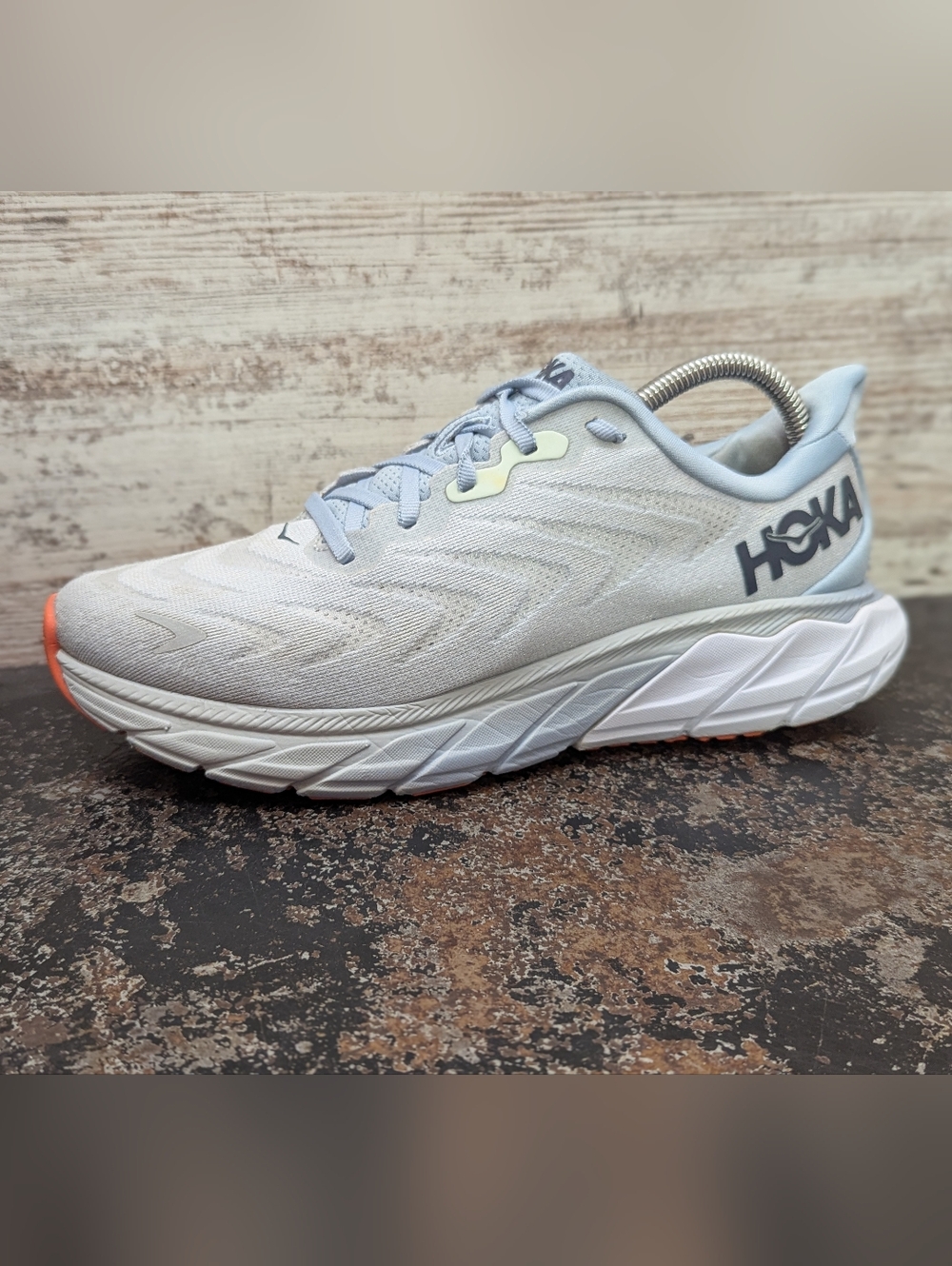 Womens Hoka One One Arahi 6 Running Shoes Sz 8.5 Used Sneakers Trainers